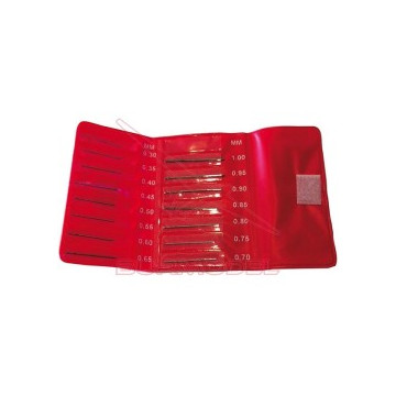 Juego brocas 0,3 A 1mm. 15 pzs