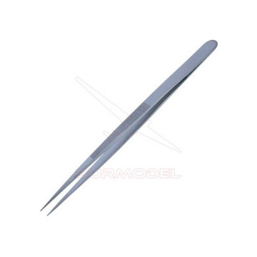 Pinza recta lisa de acero...