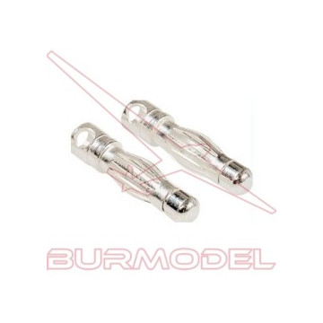 Conector banana PK plata...