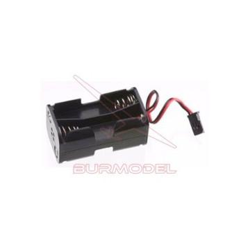 Portapilas 4 AA conector...