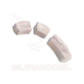 Ladrillo - piedra curva 6*6