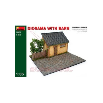 Diorama con granero 1/35