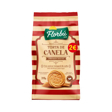 GALLETA TORTA CANELA BOLSA 310 GRS.