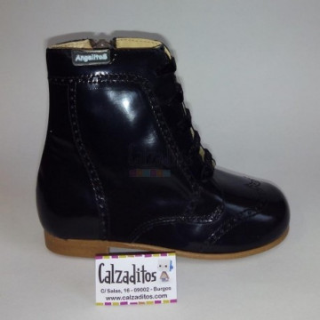 Botas pascualas de piel...