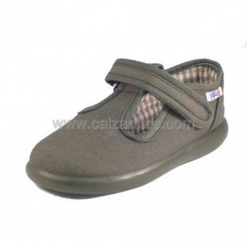 Zapatos de lona kakis...