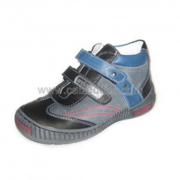 Botines para niño en piel,...