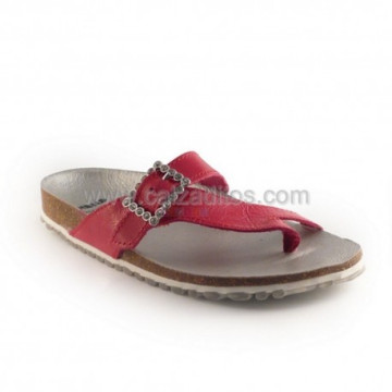 Sandalias de dedo en piel...