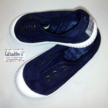 Zapatillas de lona en color...