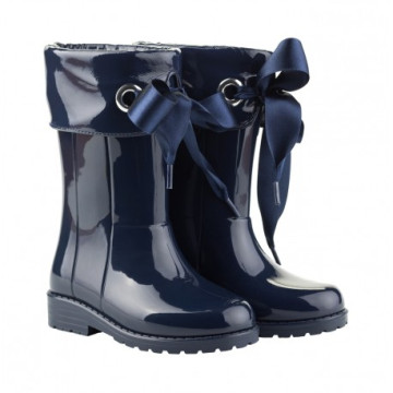 Botas de agua en charol con...