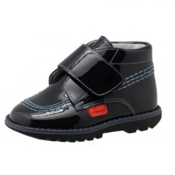 Botines unisex de charol...
