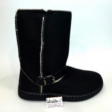 Botas negras unisex tipo...