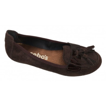 Mocasines para niña en ante...