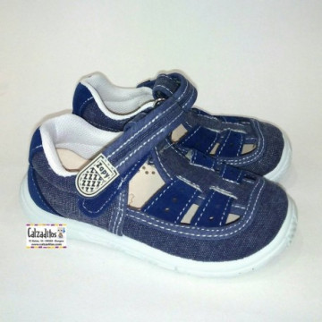 Sandalias de lona jeans...