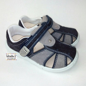 Sandalias de lona jeans...