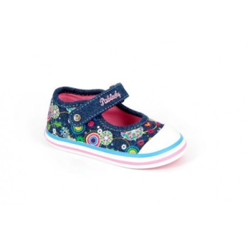 Merceditas de lona denim...