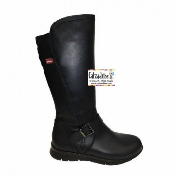 Botas de caña alta en piel...