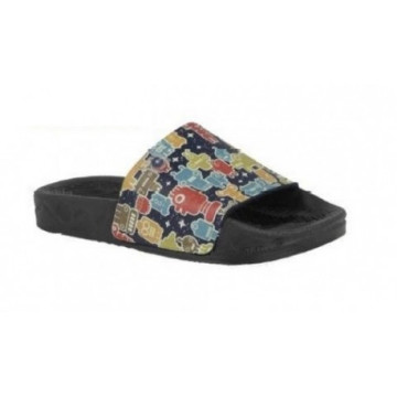 Sandalias de goma azul para...