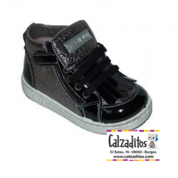 Botines tipo basket en...