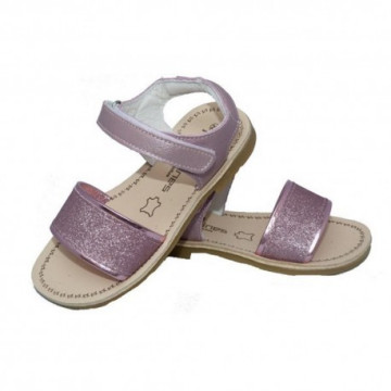 Sandalias para niña en piel...