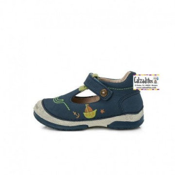 Pepitos de piel azul con...