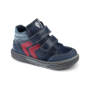Botas para niño en piel con...