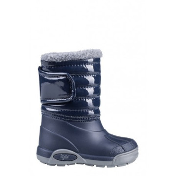 Botas topo ski charol con...
