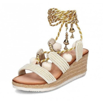 Sandalias de cuerdas con...