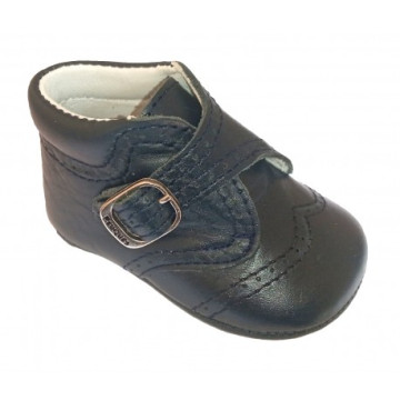 Botitas de piel unisex sin...