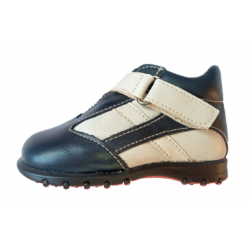 Botas para bebé en piel con...