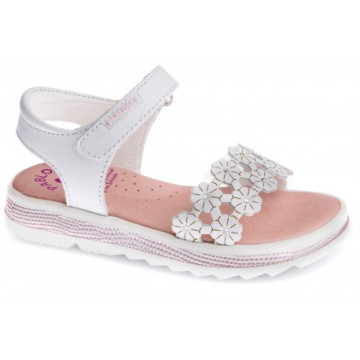 Sandalias para niña de piel...