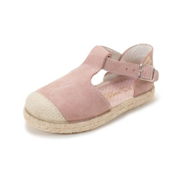Sandalias de piel serraje...