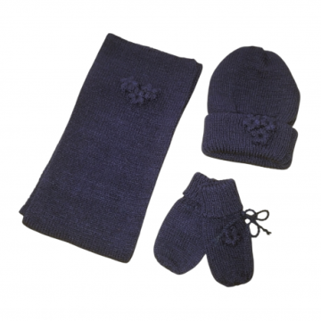 Conjunto de bufanda, gorro...