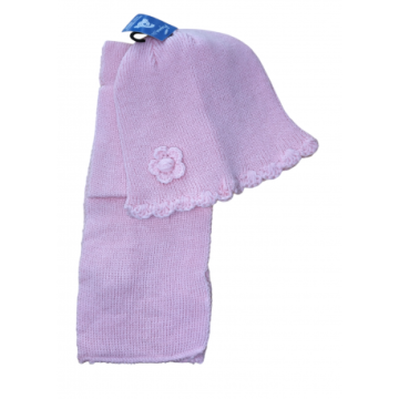Conjunto de gorro y bufanda...