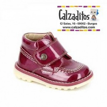 Botas tipo Kickers de piel...