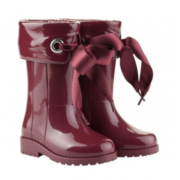Botas de agua en charol con...