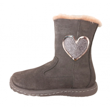 Botas altas de piel serraje...