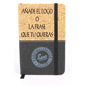 CUADERNO CORCHO PERSONALIZADO